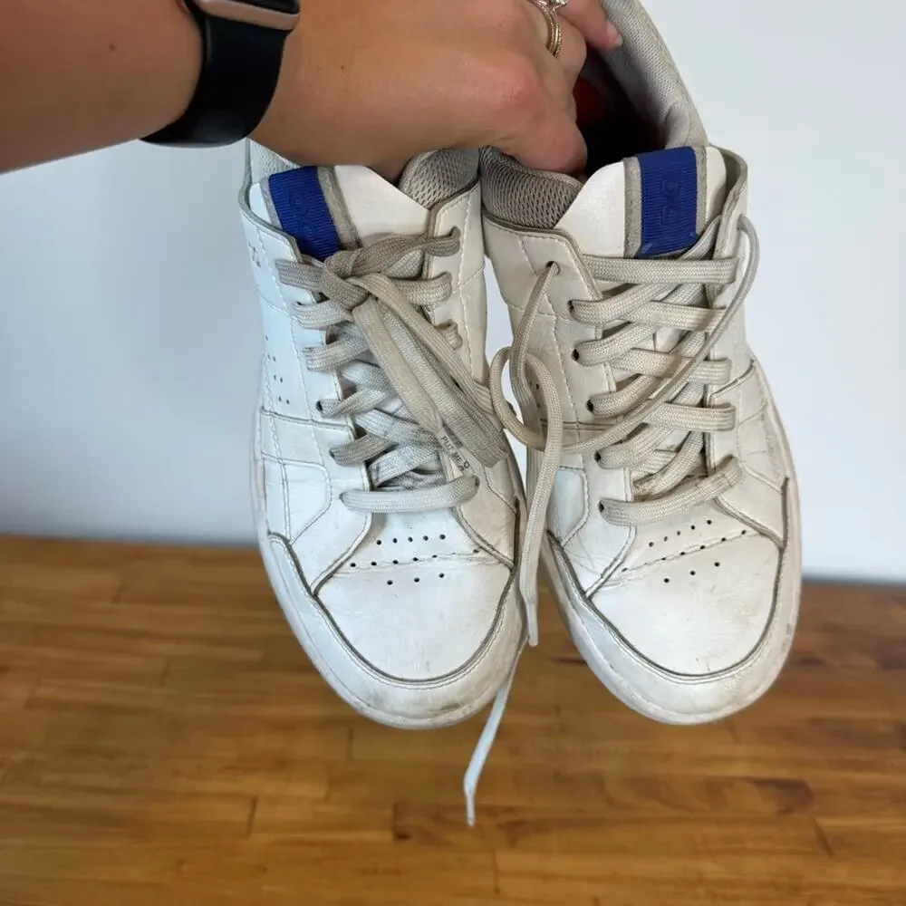 On Running The Roger Centre Court White Blue Clubhouse Athletic Sneakers Size 8 - Picture 5 of 7